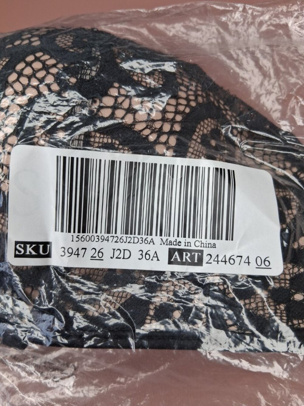 Victoria’s Secret Bombshell Black Lace Push-Up Bra 36A - Picture 11 of 12